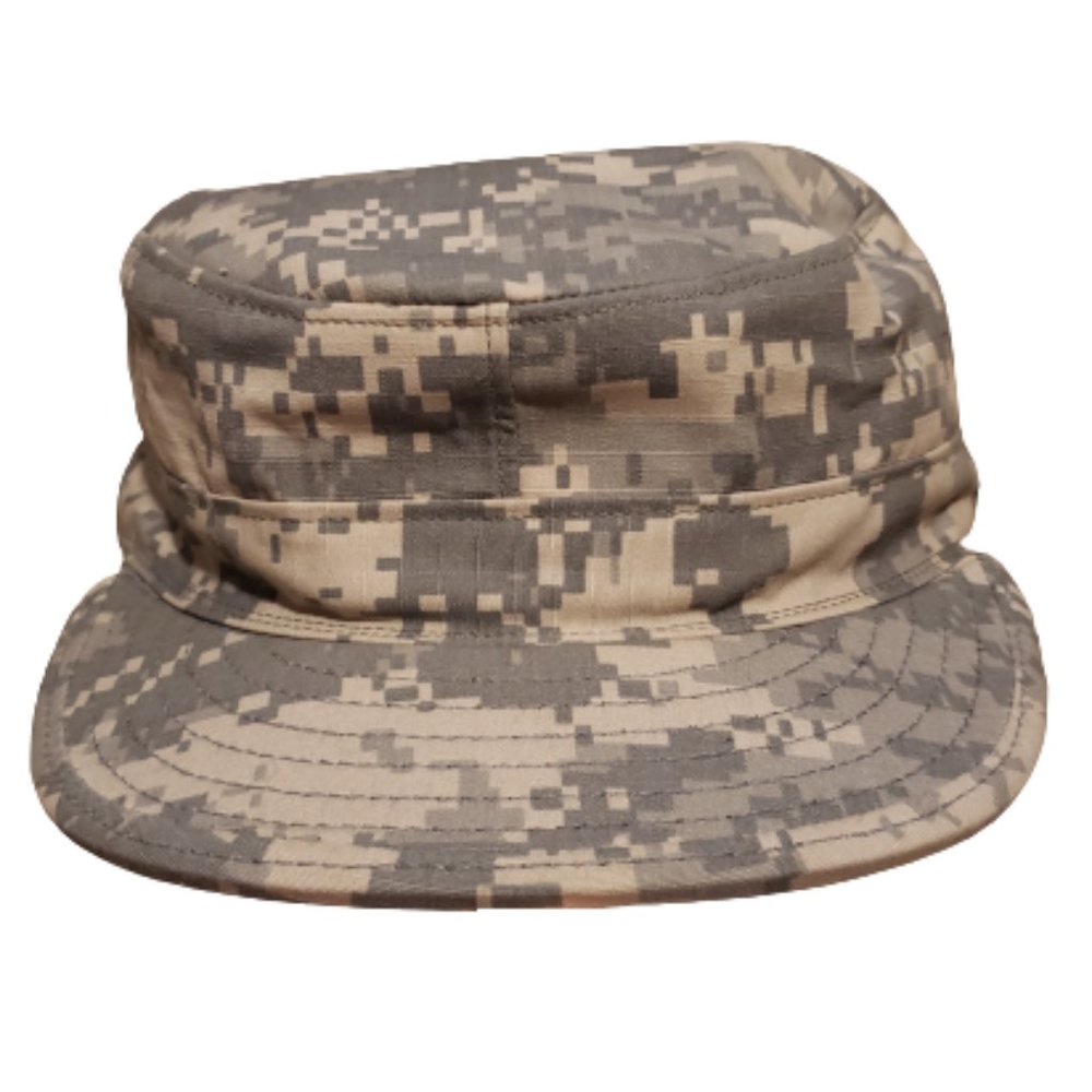 Military Patrol Cap SPM1C1-12-D-N020 Digital Camo Men's 7.5 Gray Tan Pre-owned